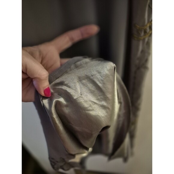 Fossil Rare Beaded 1920s Style Flapper Dress Vintage Large - Picture 7 of 7